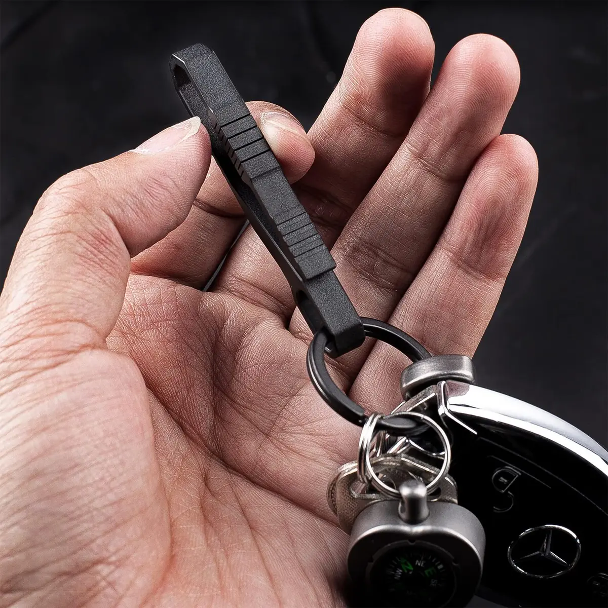 TISUR Titanium Keychain Pocket Clip | Lightweight & Durable for Men & Women - view 5