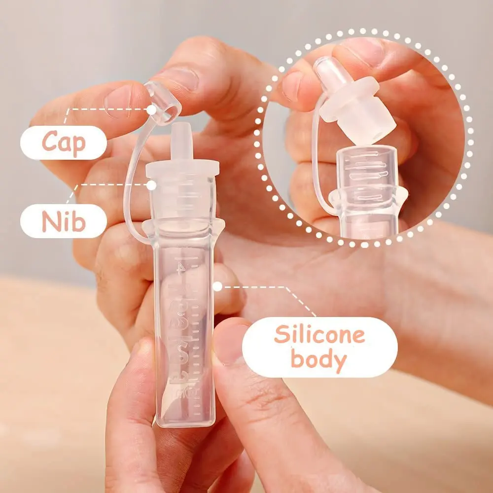 haakaa Silicone Colostrum Collector 4ml | Safe, Reusable, Ready-to-Use for Breastfeeding - view 5