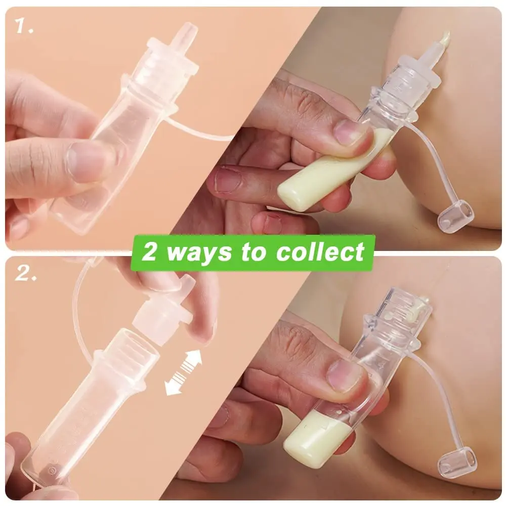 haakaa Silicone Colostrum Collector 4ml | Safe, Reusable, Ready-to-Use for Breastfeeding - view 6