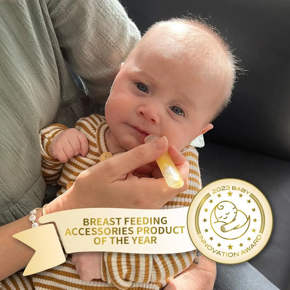 haakaa Silicone Colostrum Collector 4ml | Safe, Reusable, Ready-to-Use for Breastfeeding - view 2