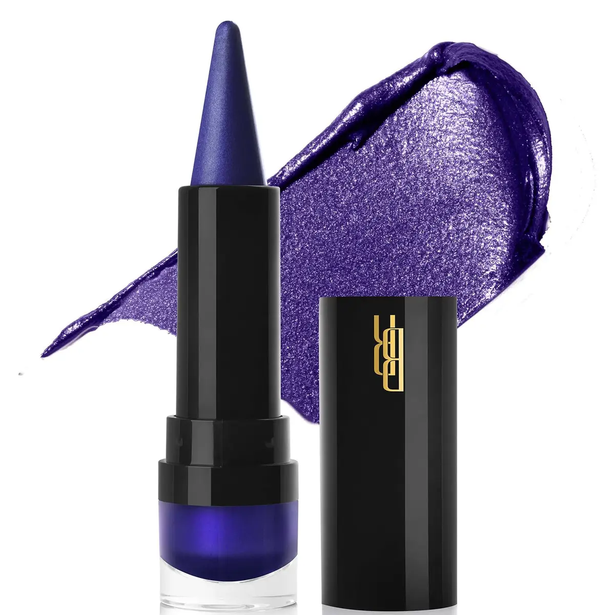Black Radiance Metalicious Metallic Lipstick Lip Sculptor Purple Reigns (Violet) 1.0 Fl Oz (Pack of 1) | Metallic Finish with Vitamin E - main product image