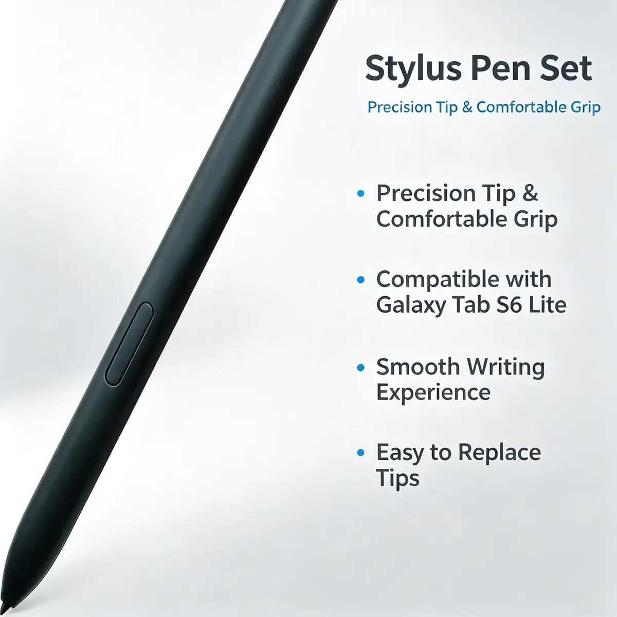 CaoXiong Black Stylus Pen for Samsung Galaxy Tab S6 Lite | 4096 Pressure Levels - view 2