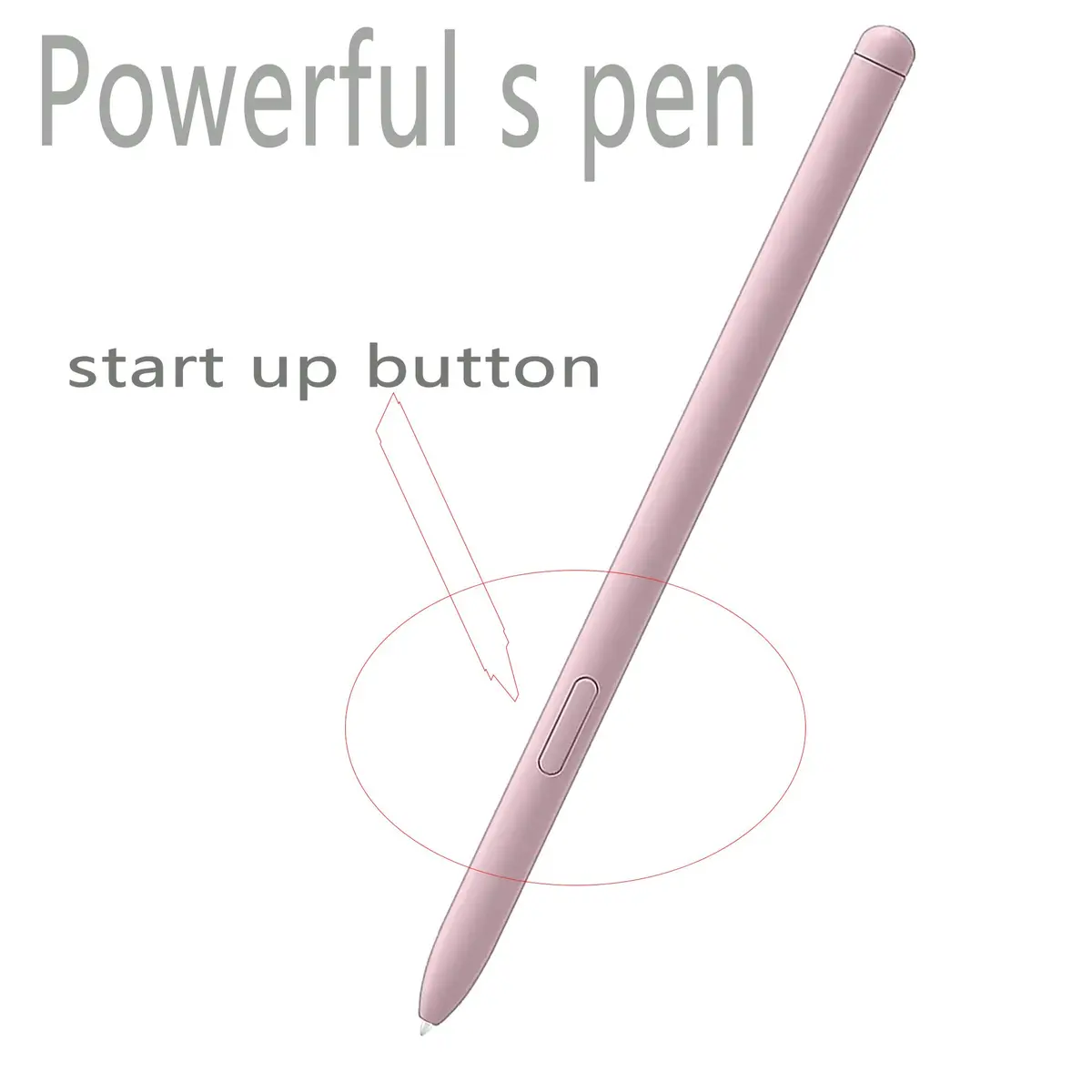 CaoXiong Pink Stylus Pen for Samsung Galaxy Tab S6 Lite | 10g (0.35 oz) - view 2