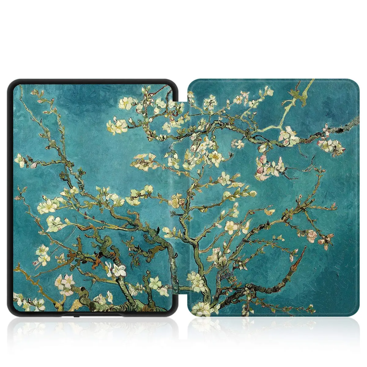 TNP Products Kindle Paperwhite 11th Gen Case, 6.8-Inch PU Leather, Almond Blossom | Smart Auto Sleep Wake Folio - view 7