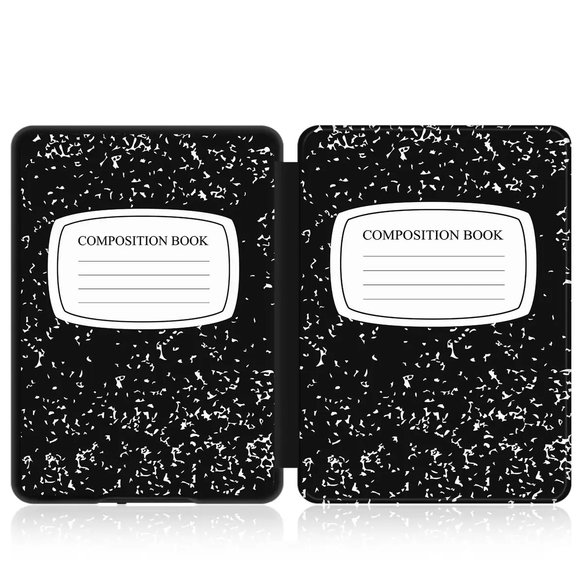 TNP Kindle Paperwhite 11th Gen Case 6.8-Inch PU Leather Composition Book | Auto Sleep Wake Folio - view 7