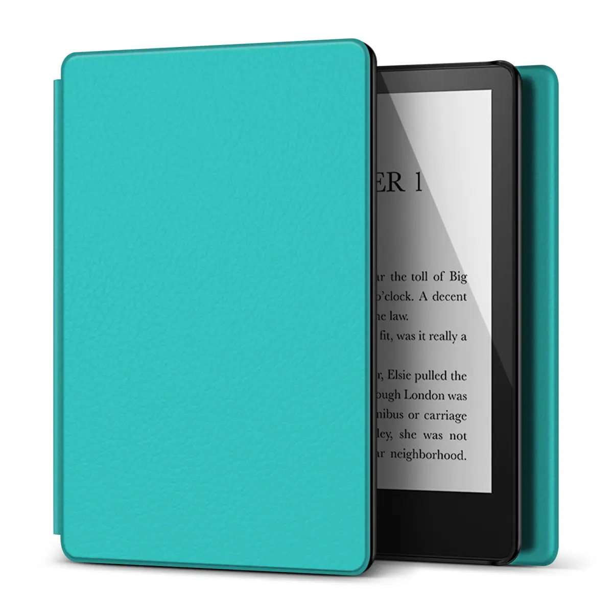 TNP Kindle Paperwhite 11th Gen Case, 6.8-Inch PU Leather, Turquoise Blue | Auto Sleep Wake - main product image