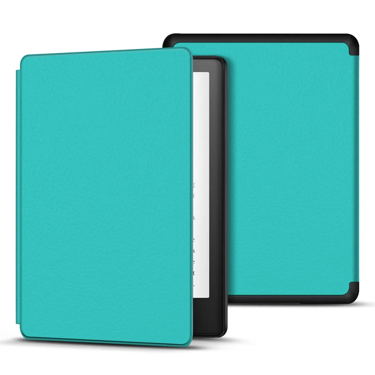 TNP Kindle Paperwhite 11th Gen Case, 6.8-Inch PU Leather, Turquoise Blue | Auto Sleep Wake - view 3