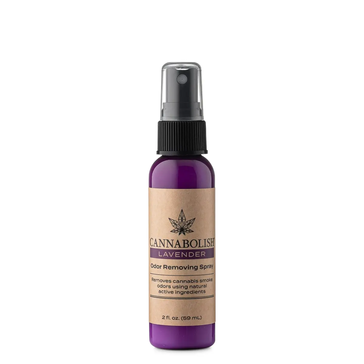 Cannabolish Lavender Odor Removing Spray and Air Freshener Travel Size 59ml (2 fl. oz.) | Plant-Based Smoke Odor Eliminator - view 2