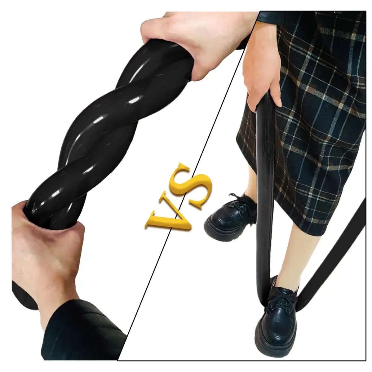 KUULBELA Black 100pcs Long Twisting Balloons | Thick Latex for Animal Models & Party Styling - view 2