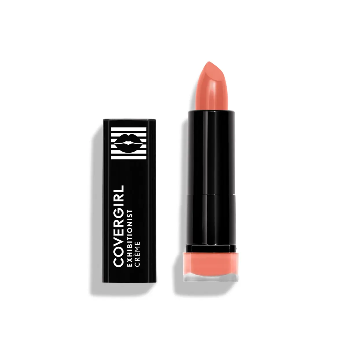 COVERGIRL Exhibitionist Cream Lipstick, Peach High, 3.4g (0.12 Oz) | Long-Lasting Color with Shea Butter & Coconut Oil - main product image