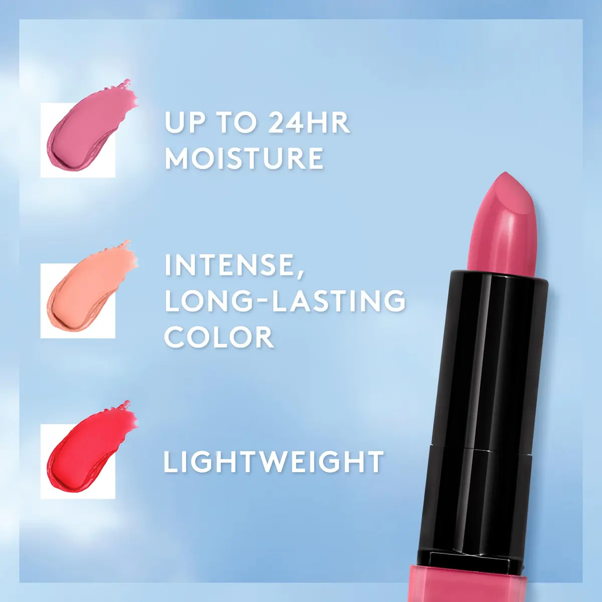 COVERGIRL Exhibitionist Cream Lipstick Rose Paradise | Long-Lasting Color for Hydrated Lips - view 5