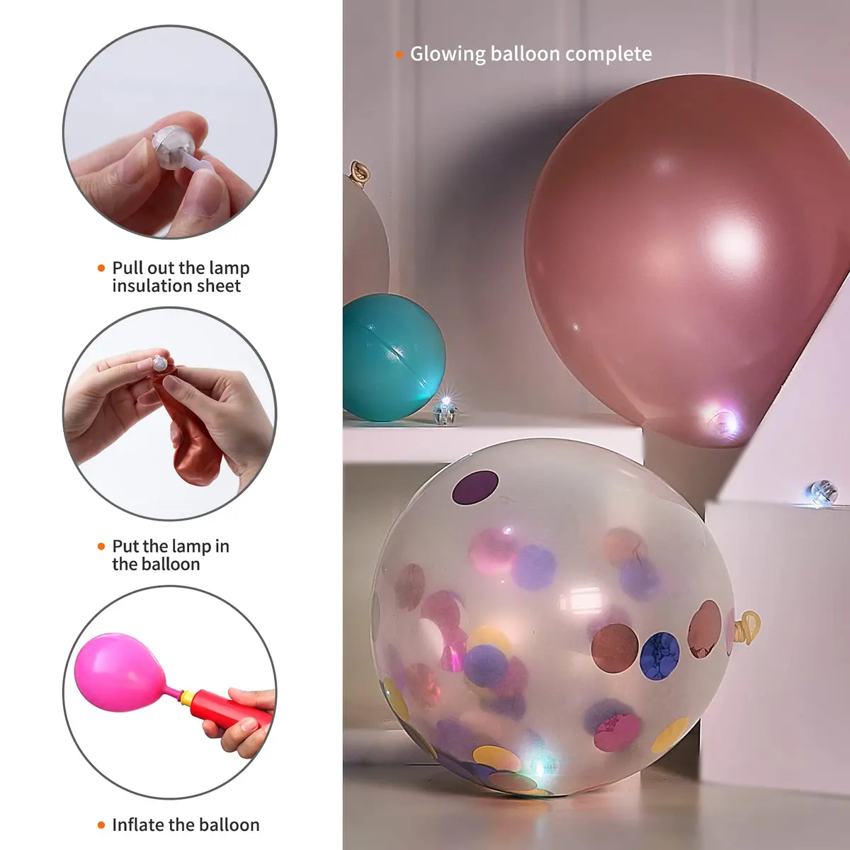 Aogist 100pcs Green Balloon Light Waterproof Mini LED Lamp for Party & Wedding | Long Standby Time, Fully Submersible - view 5