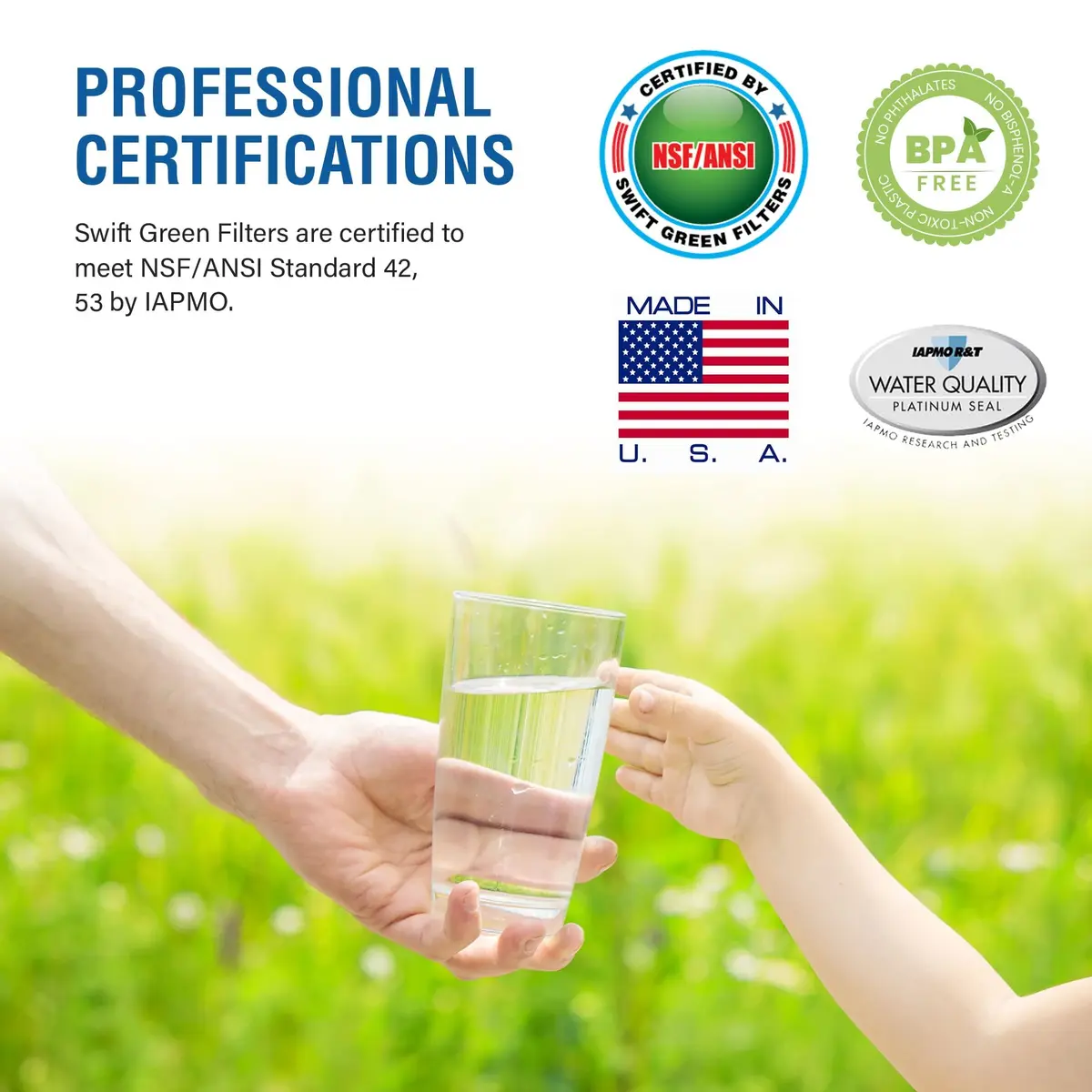 Swift Green Filters SGF-DA20B Refrigerator Water Filter 3 Pack | NSF Certified, Made in USA - view 8