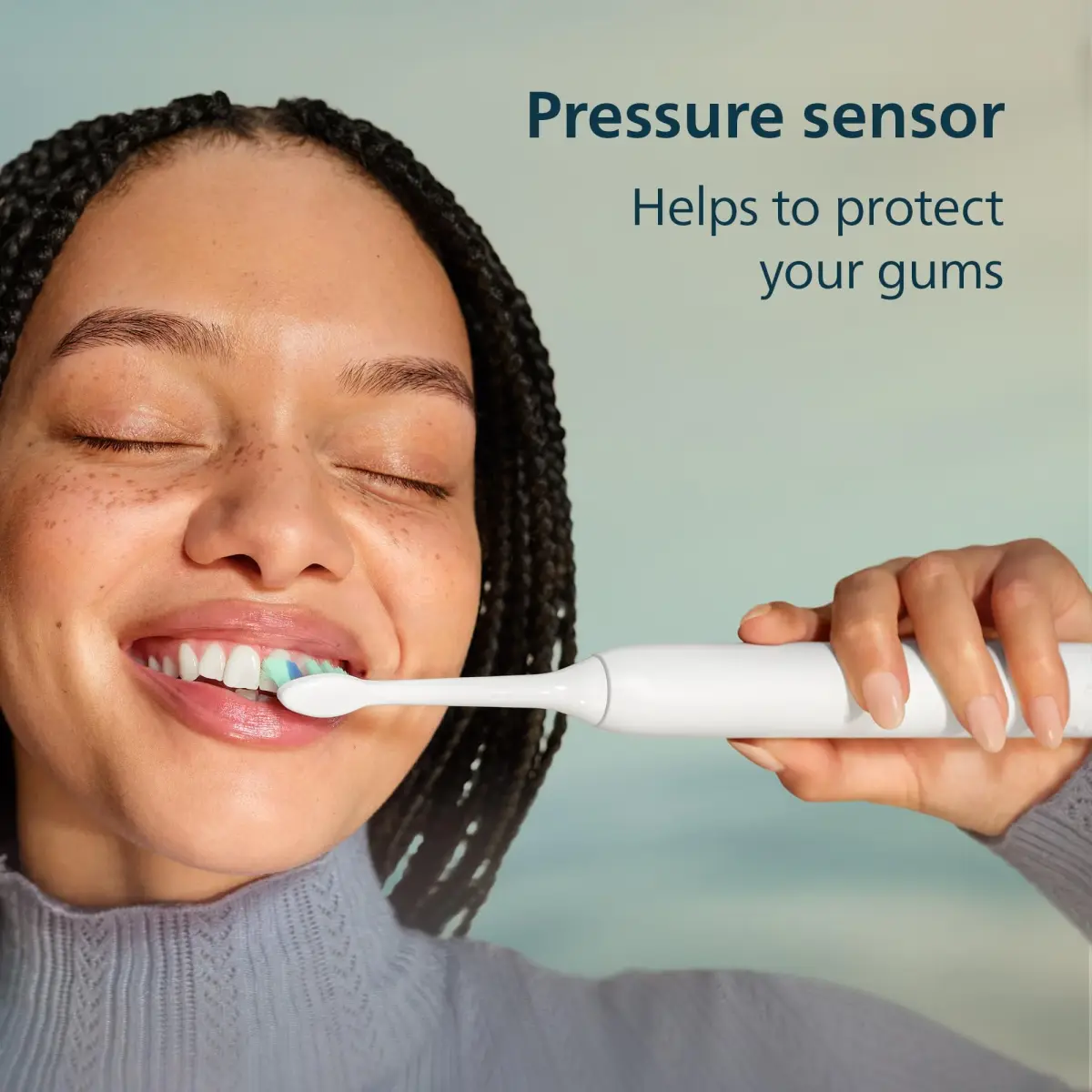 Philips Sonicare 4100 Series Electric Toothbrush Deep Pink | Pressure Sensor & 700% Better Plaque Removal - view 5