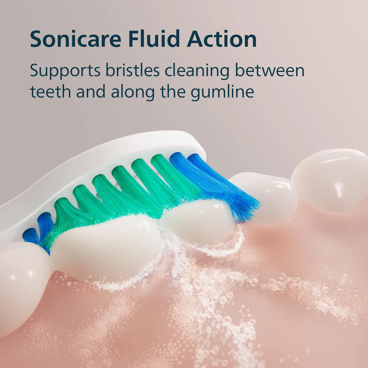 Philips Sonicare 1100 Series Rechargeable Electric Toothbrush with C1 Simply Clean Brush Head, White Grey | 2-Minute Guided Timer & 14-Day Battery - view 3