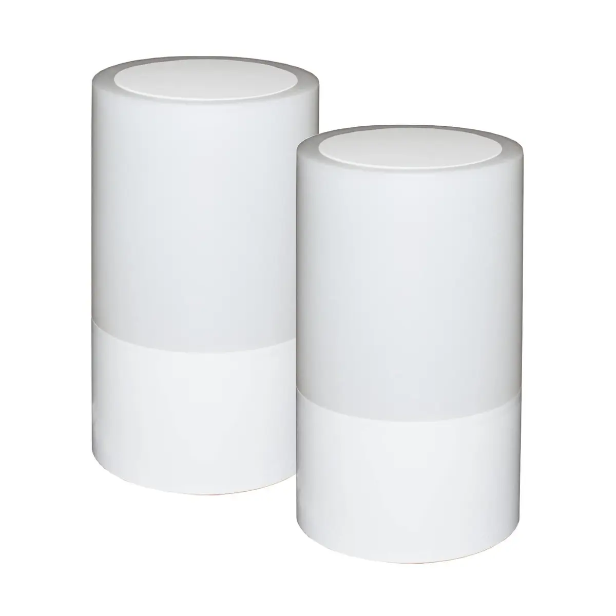 Light Fixture Industries White Emergency Table Lamp | 200+ Hr Runtime, Power Outages - main product image