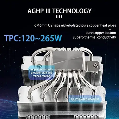 Thermalright Peerless Assassin 120 SE CPU Cooler 155mm Height | Dual 120mm PWM Fans, 6 Heat Pipes AGHP Technology - view 2