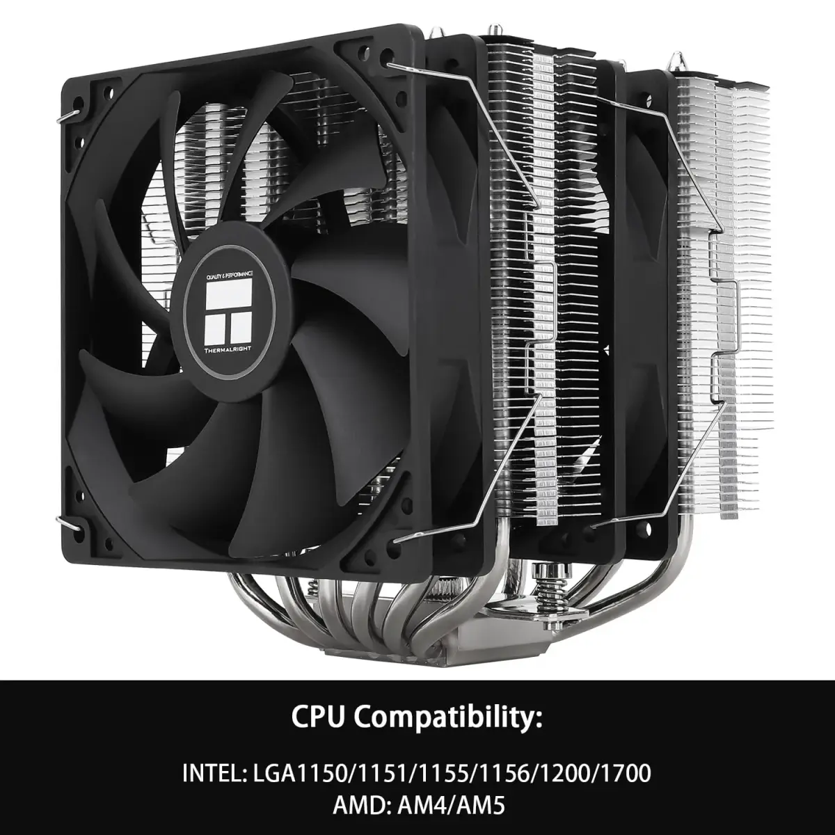 Thermalright Peerless Assassin 120 SE CPU Cooler 155mm Height | Dual 120mm PWM Fans, 6 Heat Pipes AGHP Technology - view 3