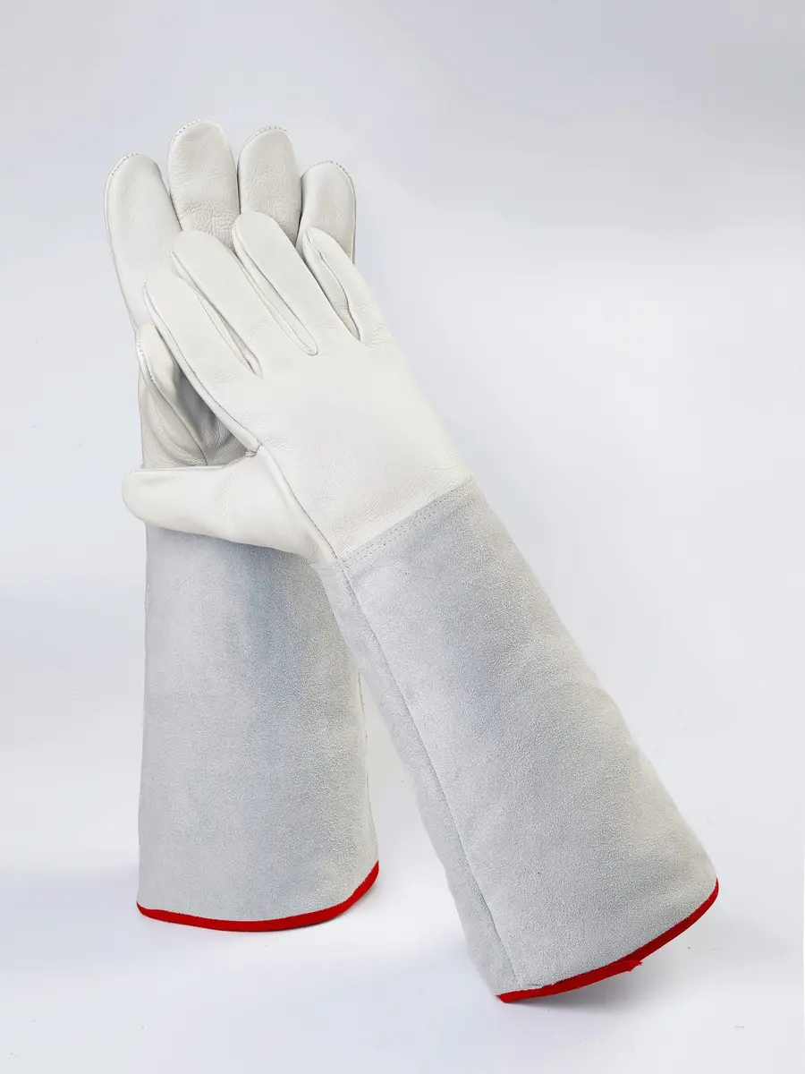egowz Cryogenic Gloves for Liquid Nitrogen -436°F to 298°F | 45cm (17.7") Long, 1 Pair - view 3