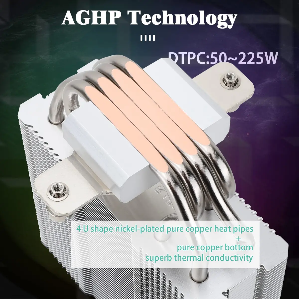 Thermalright Assassin X120 Refined SE ARGB CPU Air Cooler 120mm (4.72 inches) | 4 Heat Pipes, PWM Fan, 148mm Height - view 2