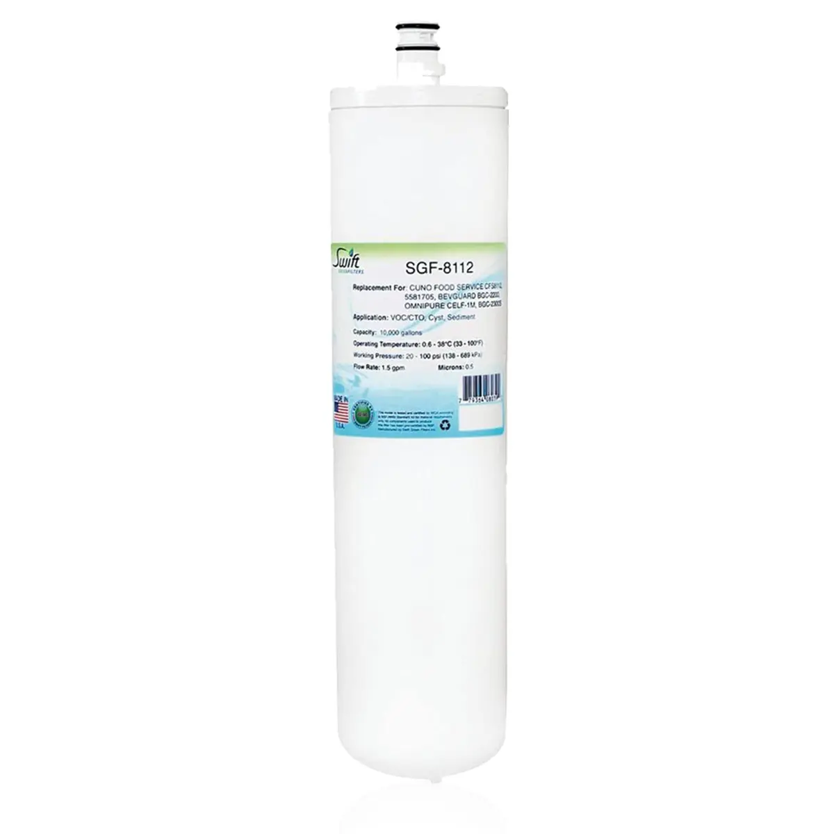 Swift Green Filters SGF-8112 Compatible Commercial Water Filter 3 Pack | Reduces VOCs, Sediment & Rust, Made in USA - view 4