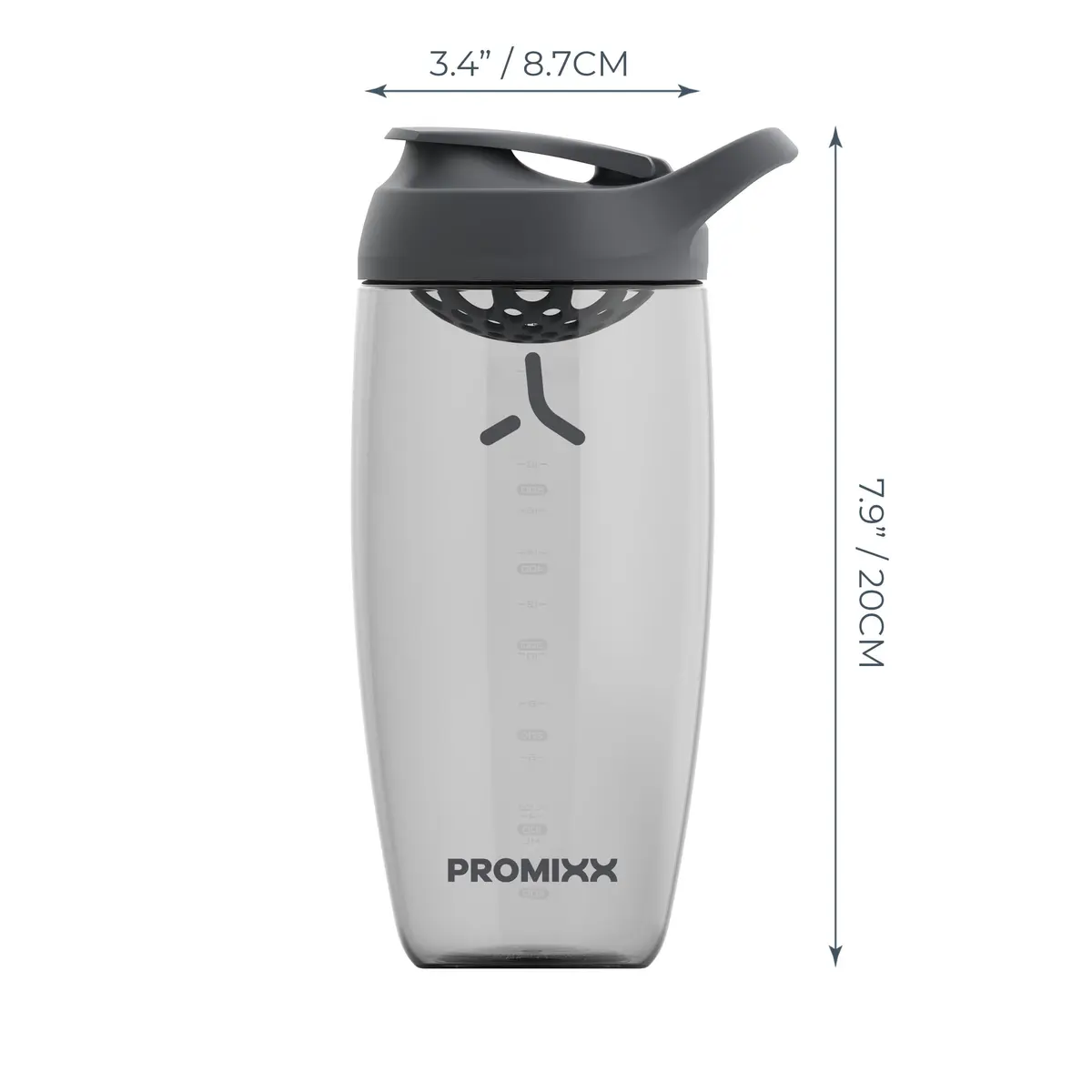 PROMIXX Pursuit Protein Shaker Bottle (24 oz) – Silent No-Ball Mixer, Leak-Proof, BPA/BPS & Phthalate-Free, Easy-Clean - view 4