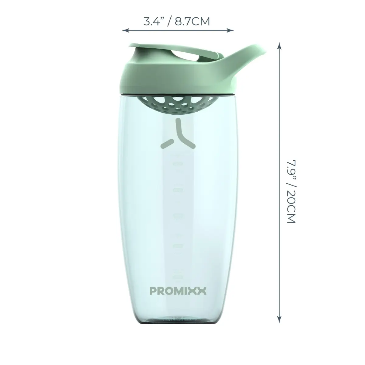 PROMIXX Pursuit 24 oz Shaker Bottle in Seagrass Green | Silent Mixer, Leak-Proof, BPA-Free - view 4
