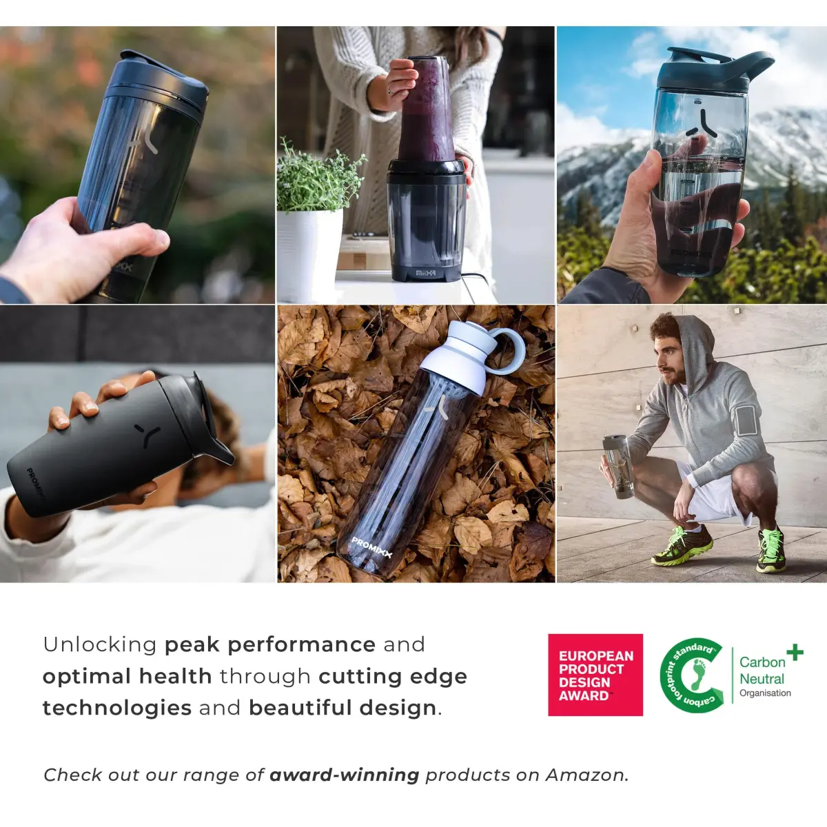 PROMIXX Pursuit Insulated Shaker Bottle 550ml (18.6 fl oz) | Premium Stainless Steel for Smooth Mixing - view 8