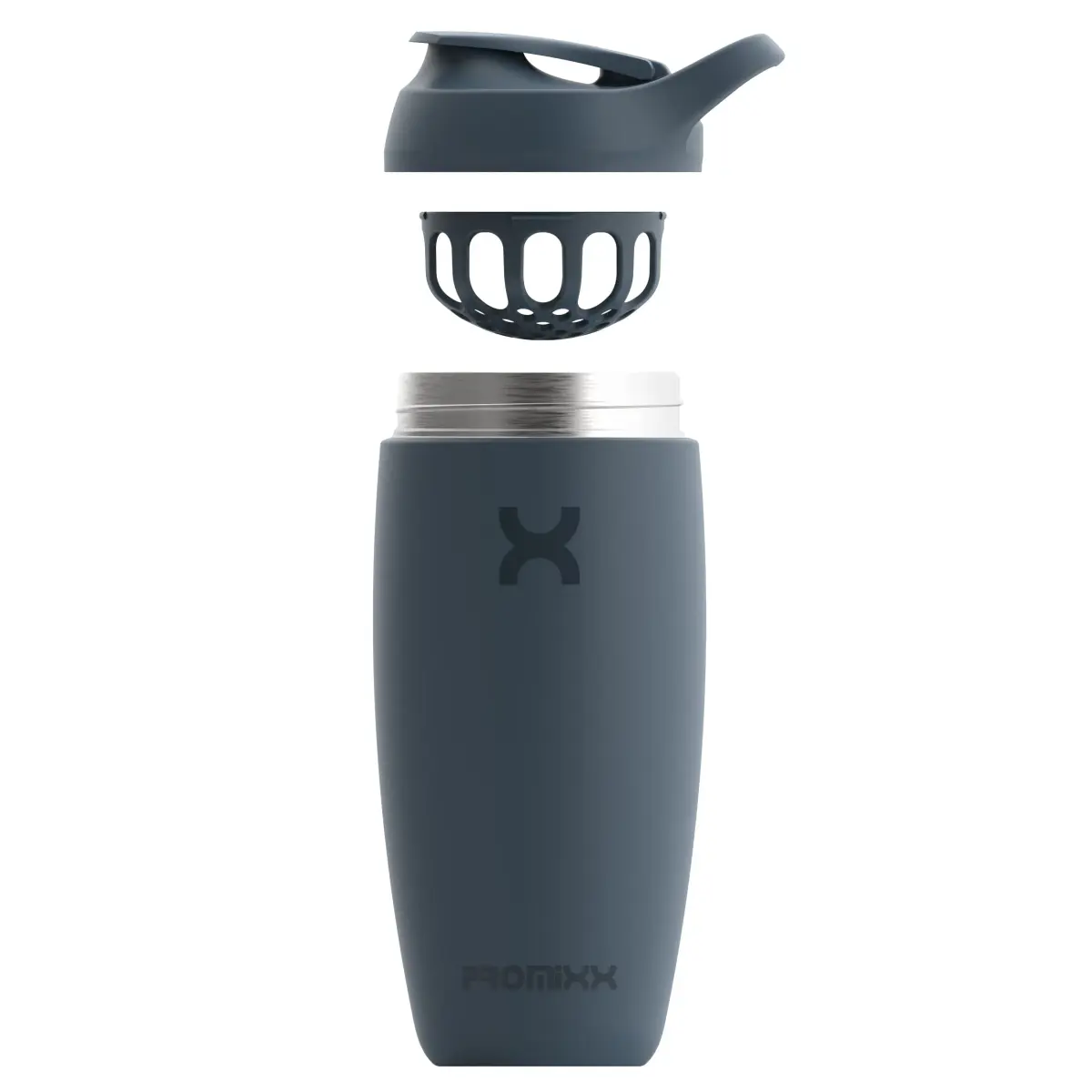 PROMIXX Pursuit Shaker Bottle 550ml (18.6 Fl Oz) | Insulated Stainless Steel for Cold Mixes - view 9