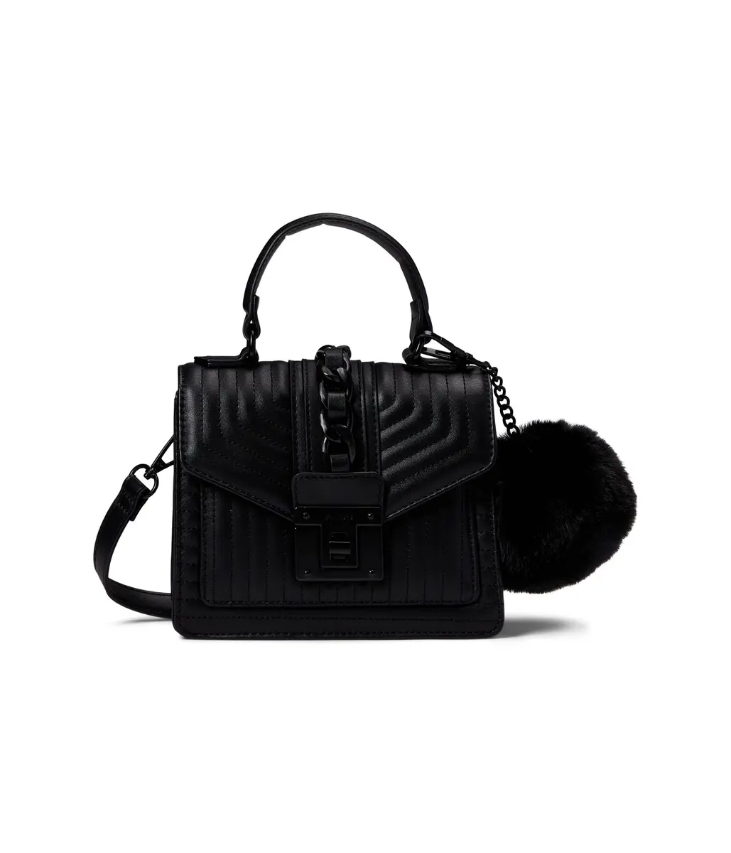 ALDO Mini Jerilini Top Handle Bag Black | Stylish Small Handbag for Women - main product image
