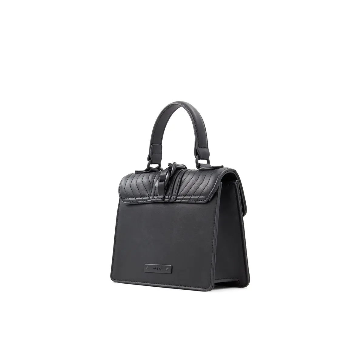 ALDO Mini Jerilini Top Handle Bag Black | Stylish Small Handbag for Women - view 2