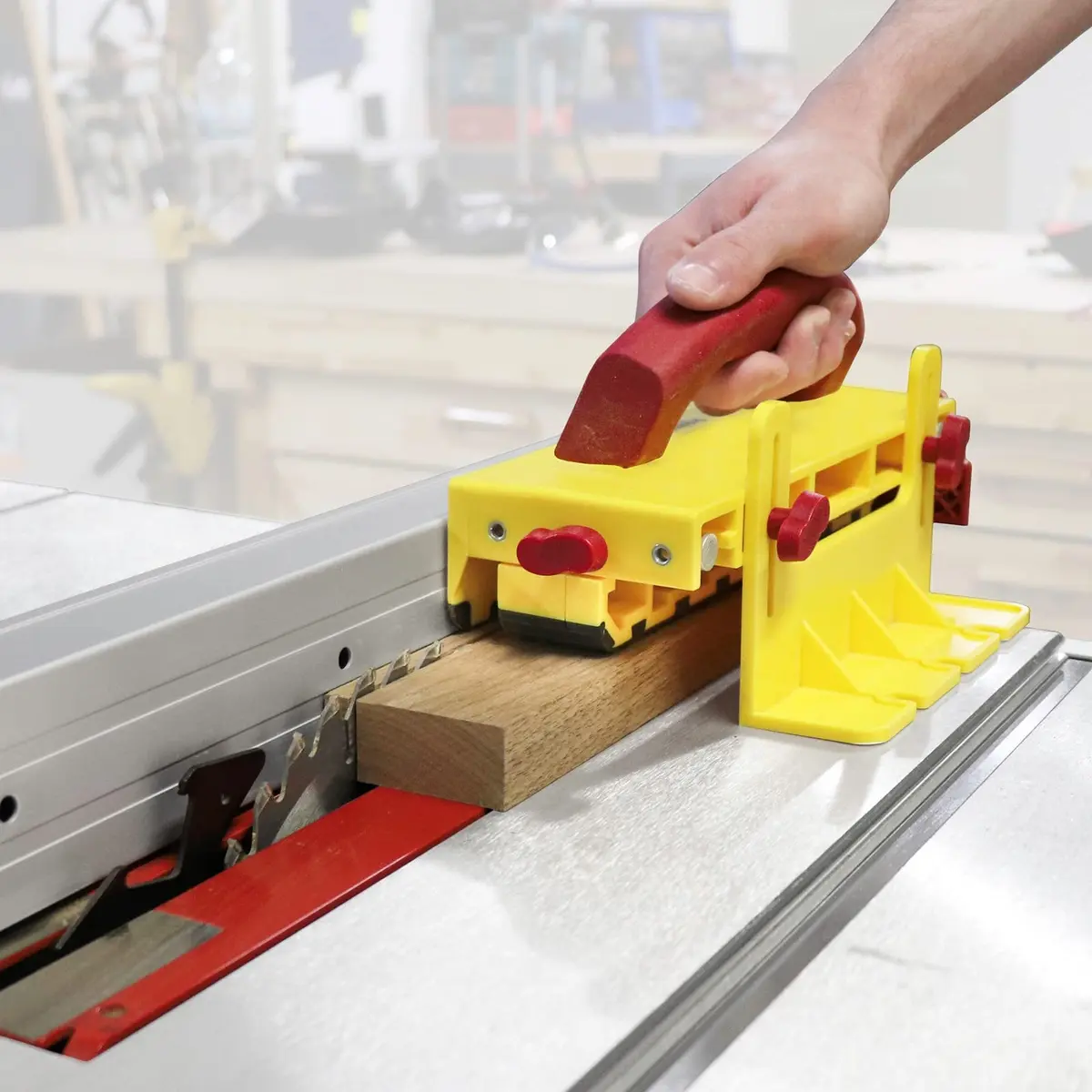 Milescraft GrabberPRO Push Block for Table Saws, Router Tables & Jointers | Adjustable Safety Control (115c) - view 5