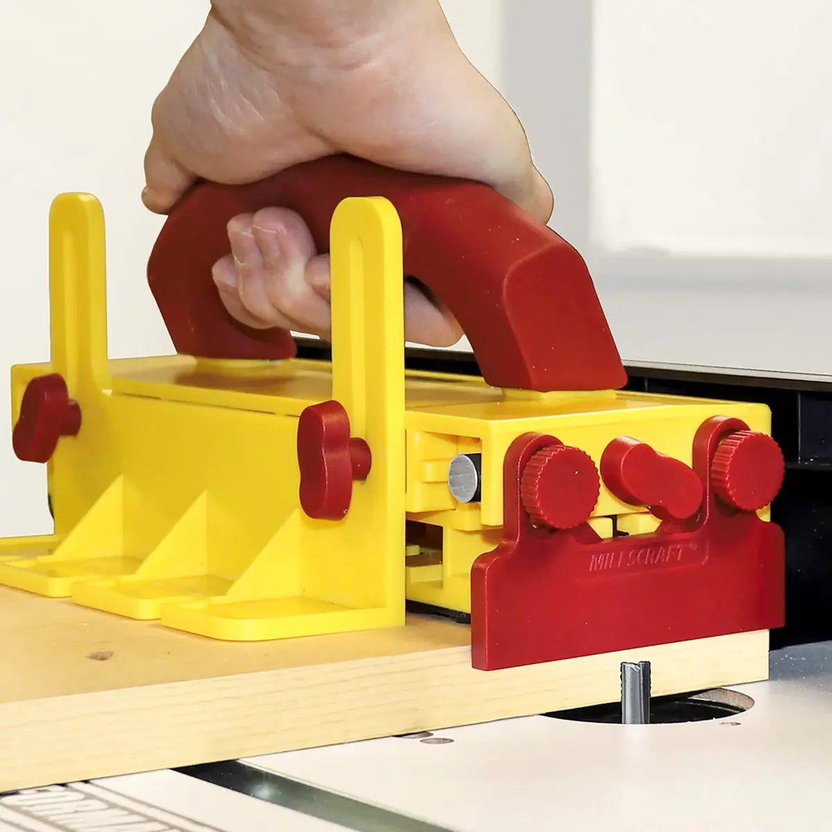 Milescraft GrabberPRO Push Block for Table Saws, Router Tables & Jointers | Adjustable Safety Control (115c) - view 8