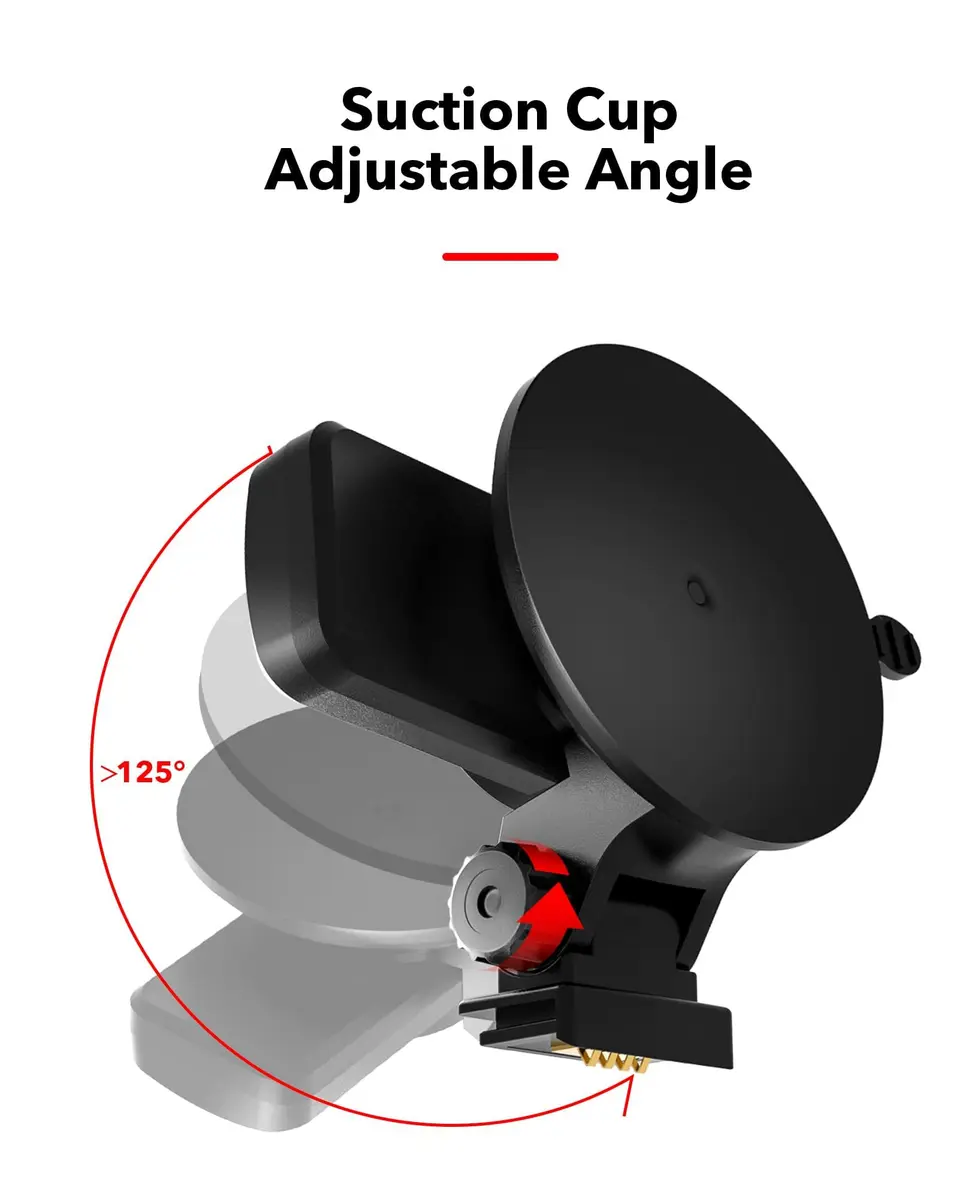 REDTIGER Suction Mount for F7N Series Dash Cam | Built-in GPS, 180° Rotatable, Easy Install (427.76cc) - view 4