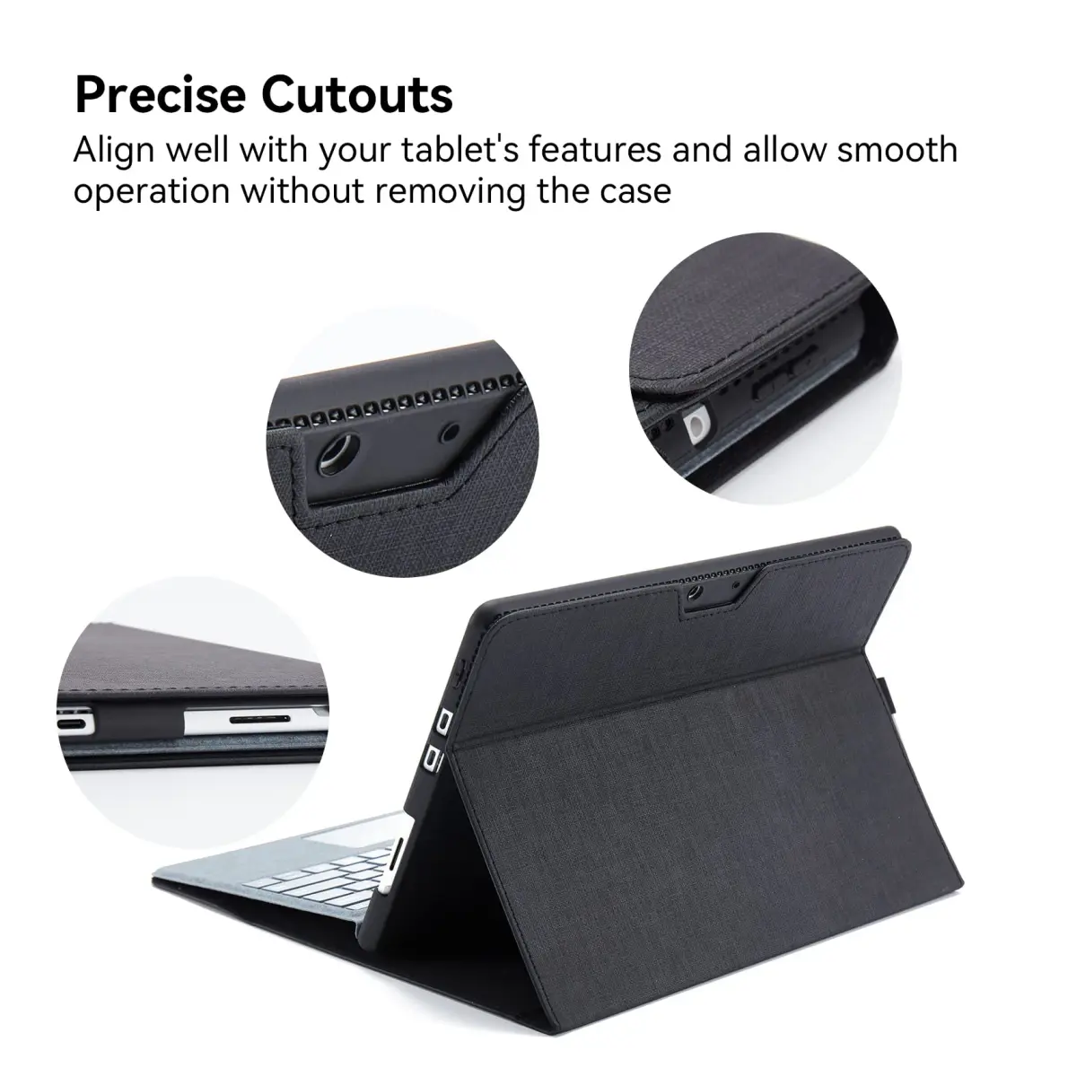 Omnpak Protective Case for Microsoft Surface Pro 8 with Stylus Holder & Kickstand | 13-inch Tablet Cover - view 5