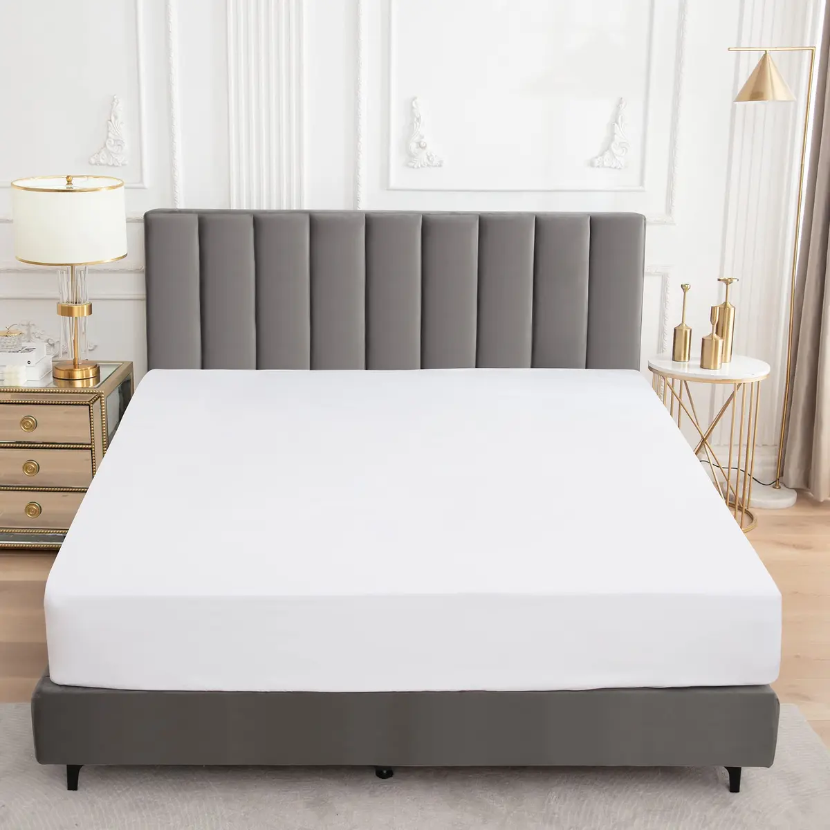 Sufdari Full Mattress Protector Waterproof Fitted Sheet 18" Deep Pocket | Washable & Breathable - view 3