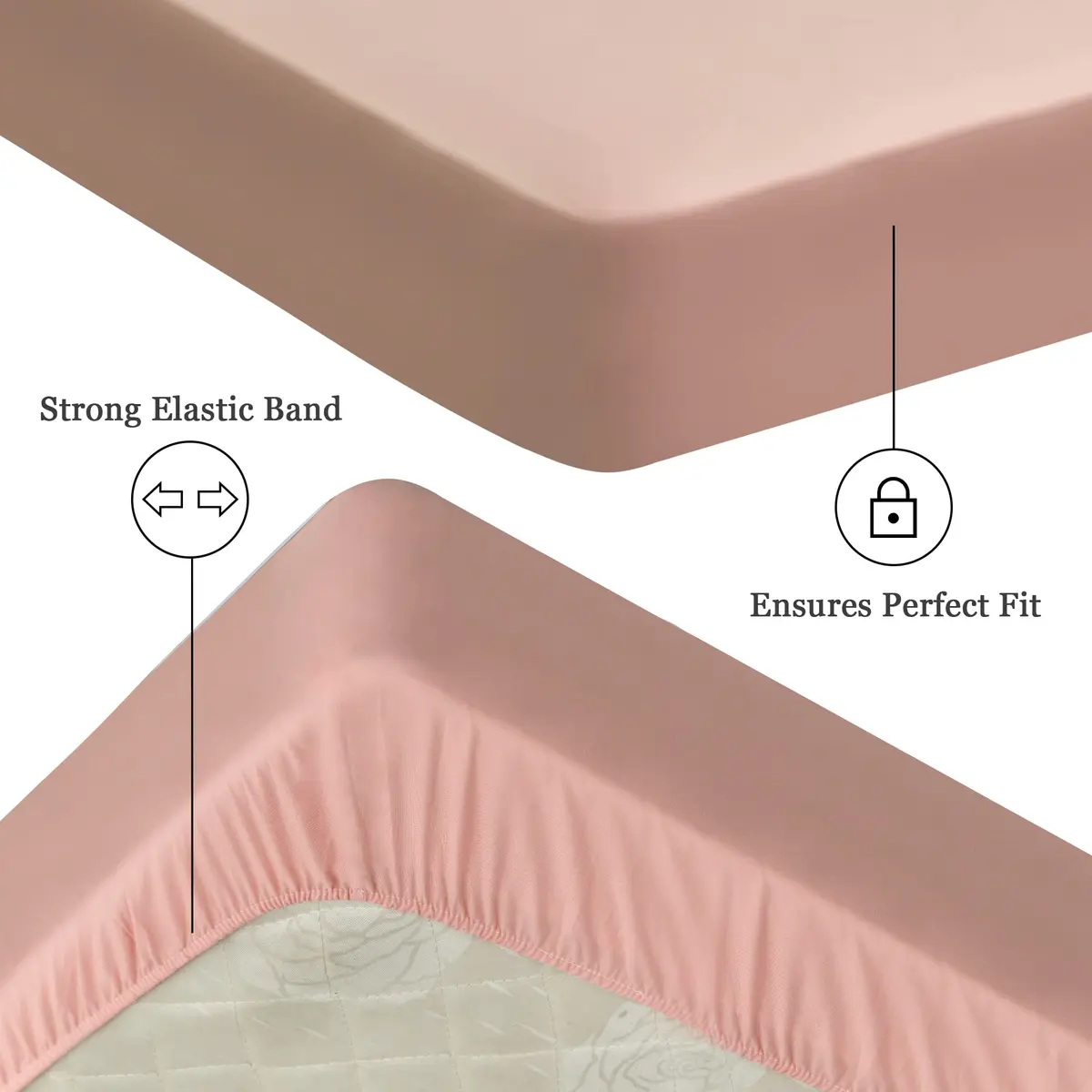 Sufdari Full Size Waterproof Mattress Protector with 18" Deep Pocket | Washable & Breathable - view 4