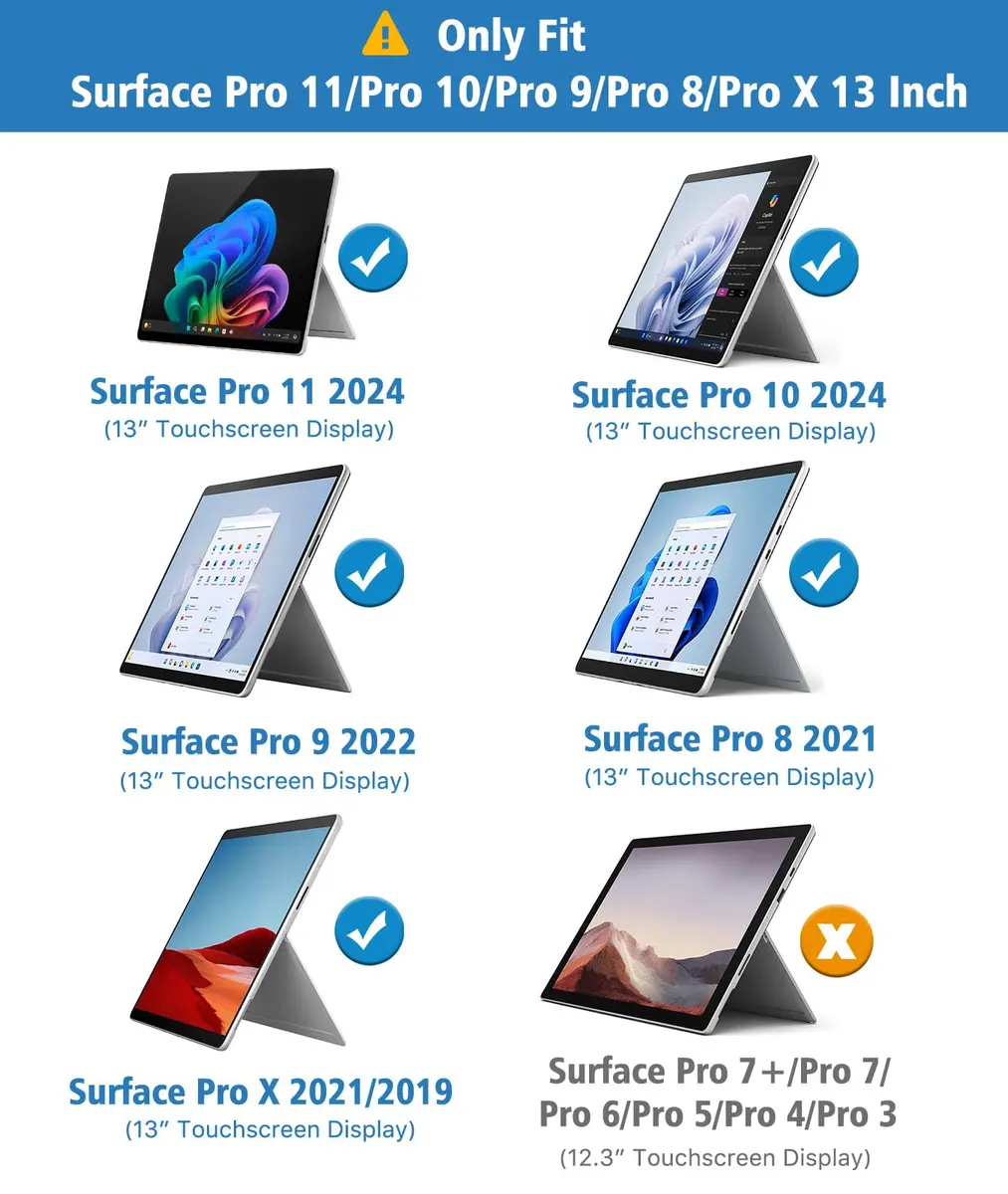 TiMOVO 2 Pack Paper Screen Protector for Surface Pro 11/10/9/8/X 13 Inch | Anti-Glare & Responsive - view 2