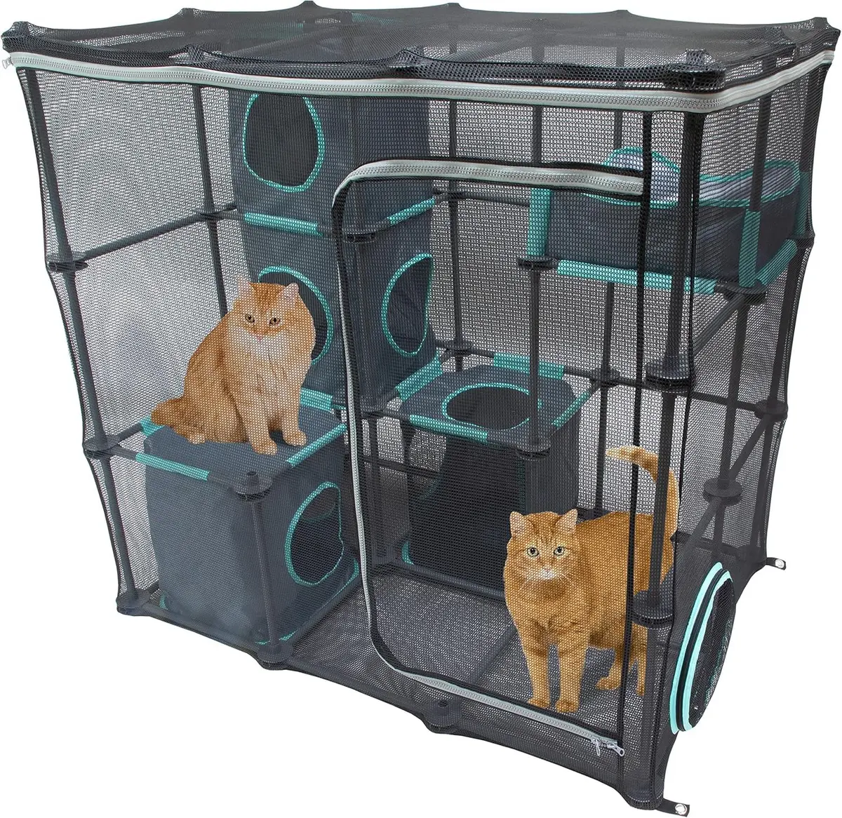 Kitty City Outdoor Catio Kit Large | Spacious Mesh Cat Playpen with Expandable Design - main product image