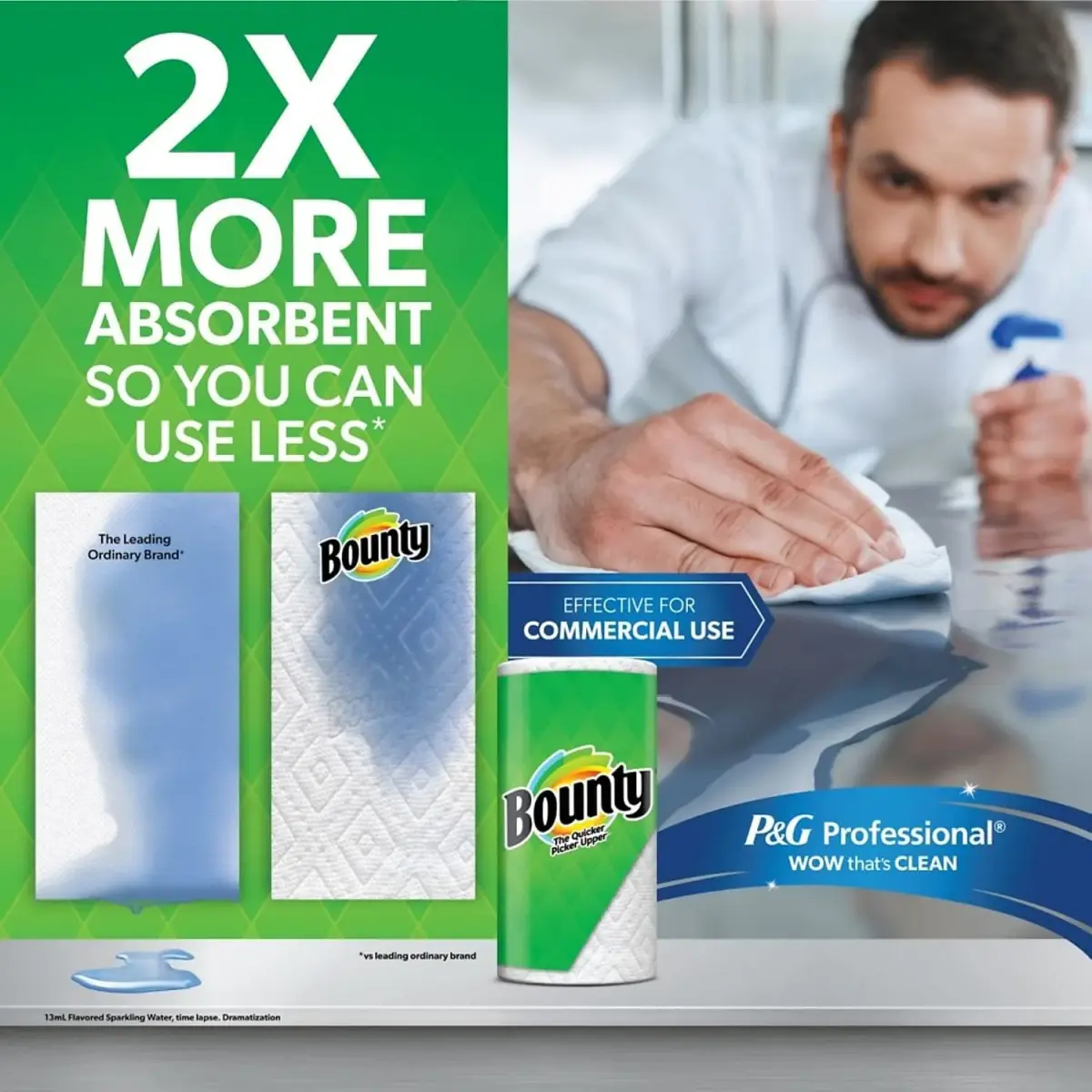 Bounty Select-A-Size Double 2-Ply Paper Towels, 1320 Sheets (12 Rolls) | Absorbent & Strong for Any Mess - view 9