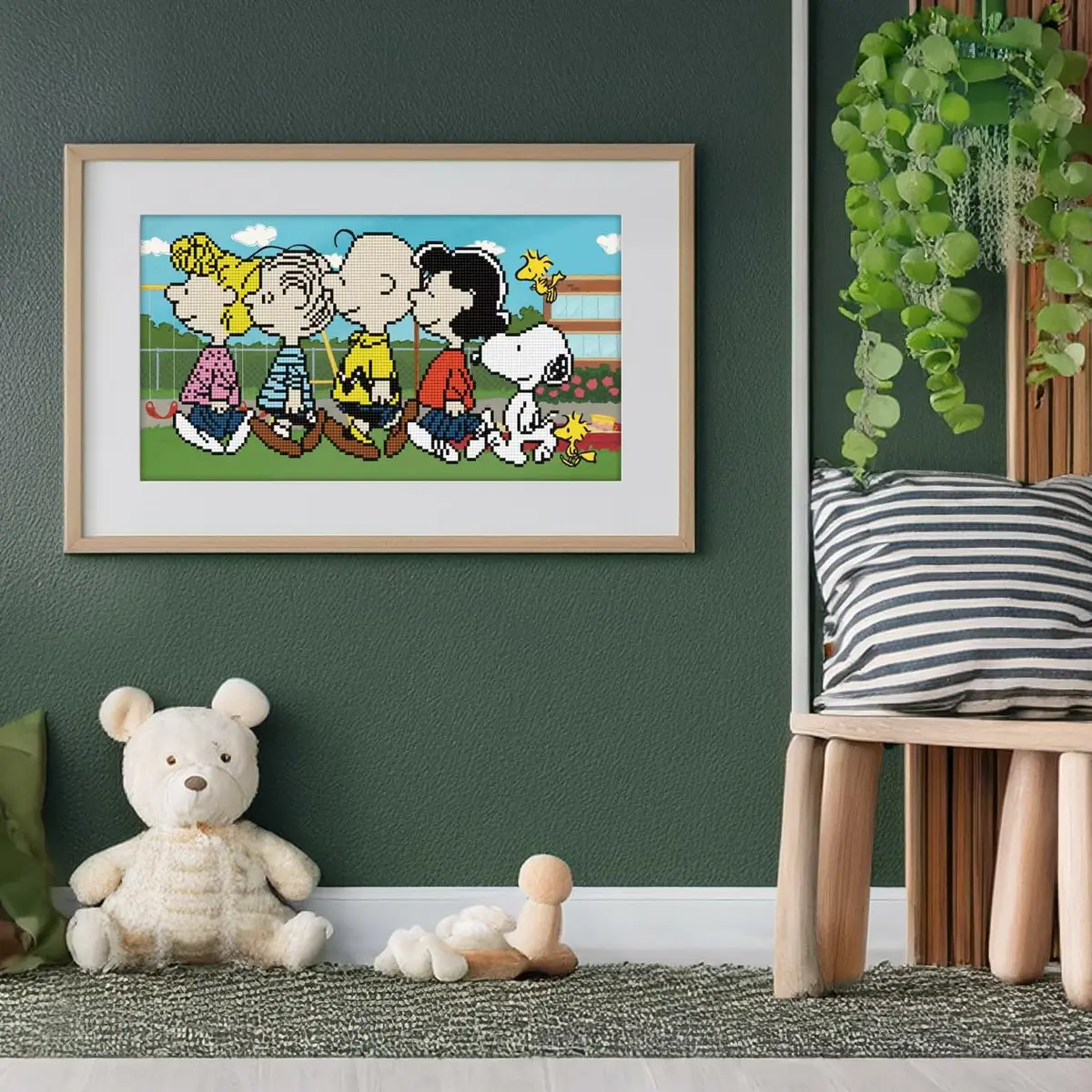 DIAMOND DOTZ The Peanuts Gang Snoopy Diamond Painting Kit for Adults | Sparkling Mosaic Art, 10x18 Inches - view 4