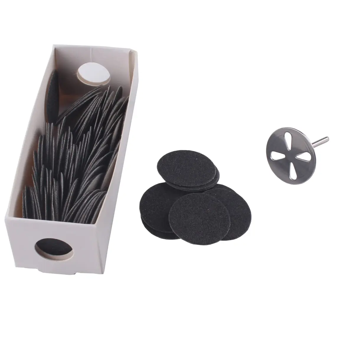 MZCMSL Foot Scraper Set 101 pcs | Medium Grit for Pedicure & Callus Removal - main product image