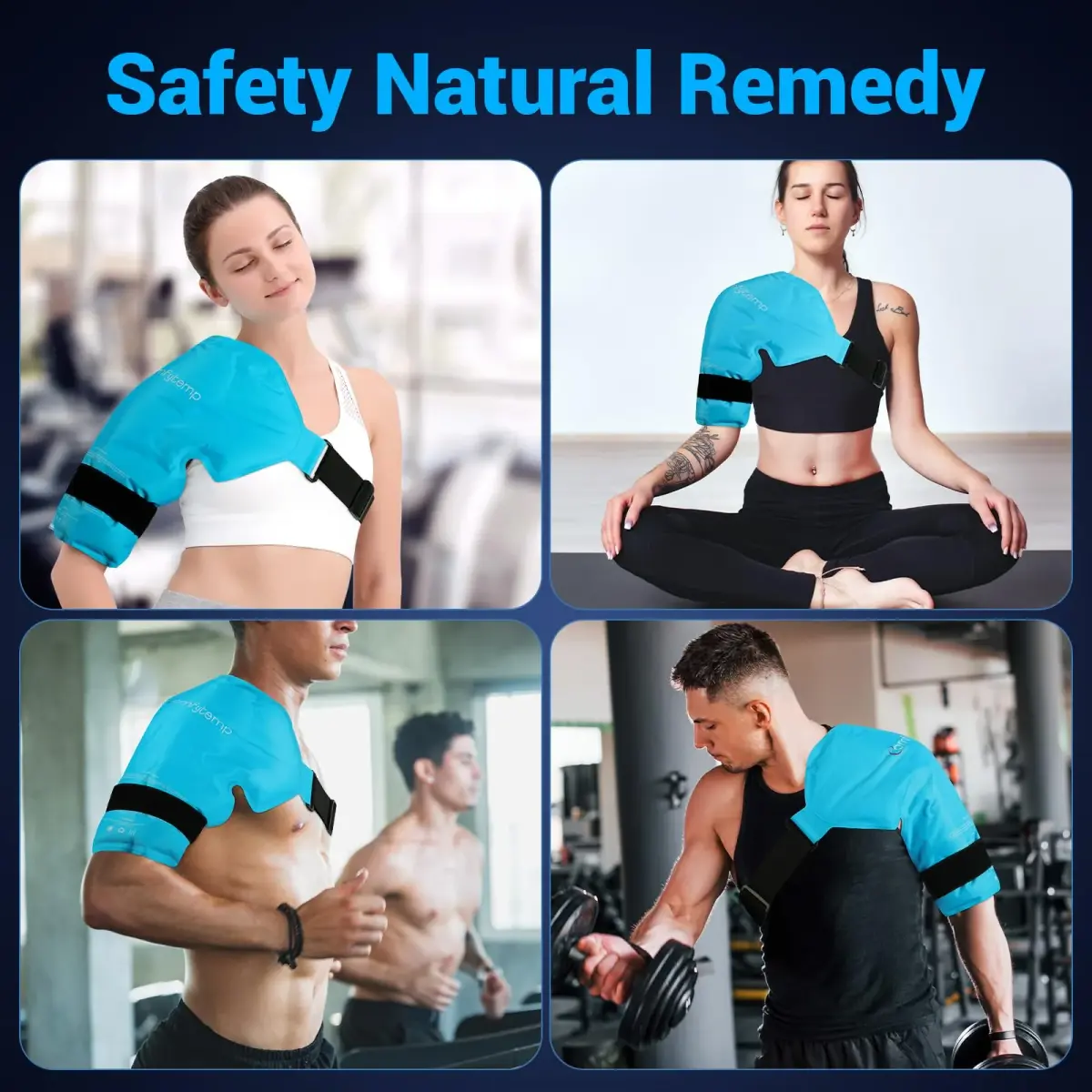 Comfytemp Shoulder Ice Pack Wrap with Gel Pack, Large/X-Large | Rotator Cuff Pain Relief & Recovery - view 8
