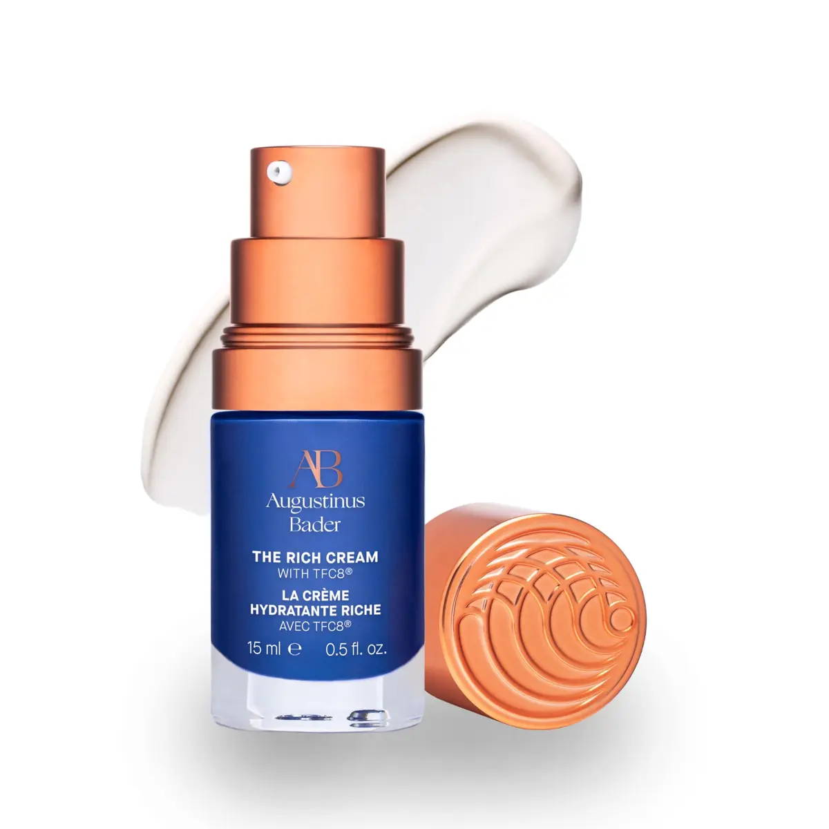 Augustinus Bader The Rich Cream – Hydrating & Nourishing Face Moisturizer for Wrinkle Reduction, 0.5 fl oz - main product image