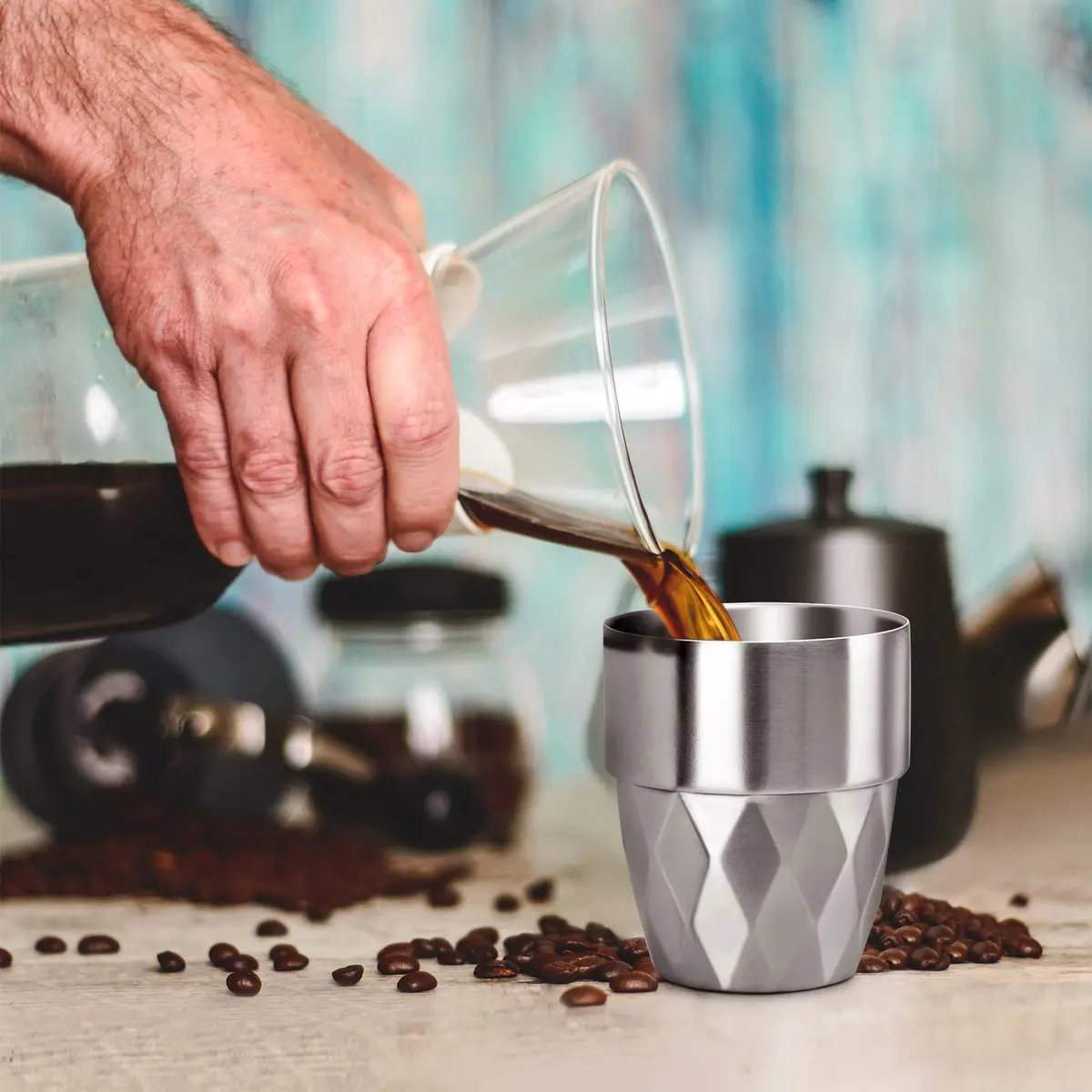Beasea Stainless Steel Cup, 10 oz | Double Wall Insulated Metal Tumbler (300ml) - view 6