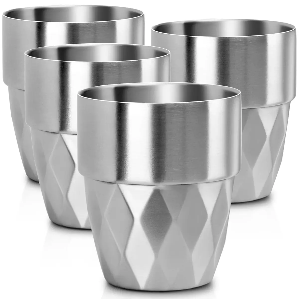 Beasea Stainless Steel Cup, 10 oz | Double Wall Insulated Metal Tumbler (300ml) - main product image