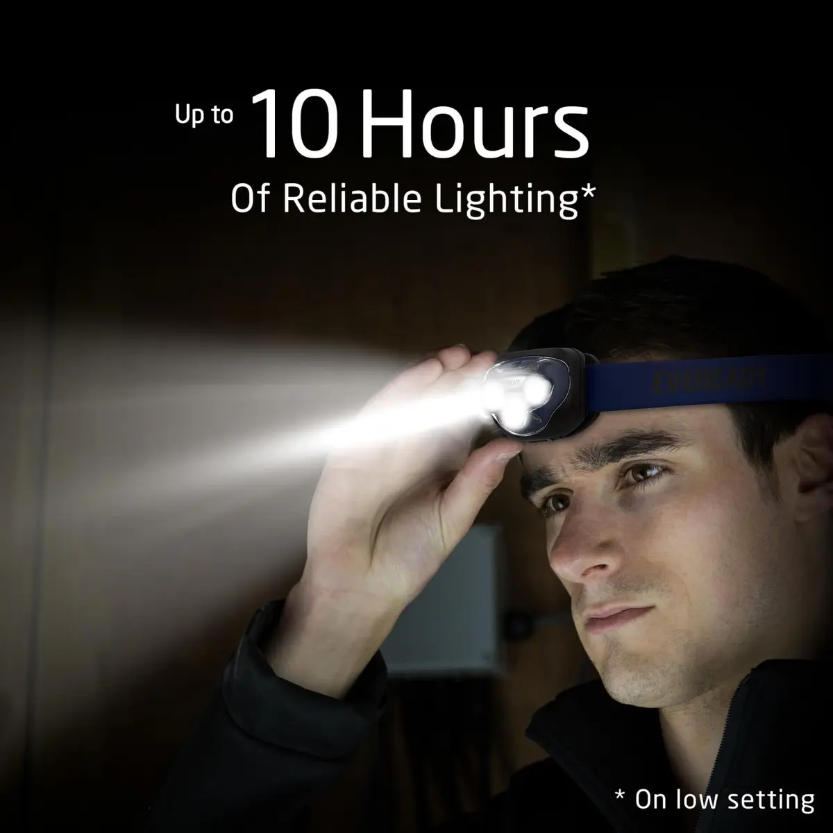EVEREADY LED Headlamp 200 Lumen | Water-Resistant, Impact-Resistant, 2 Pack - view 5