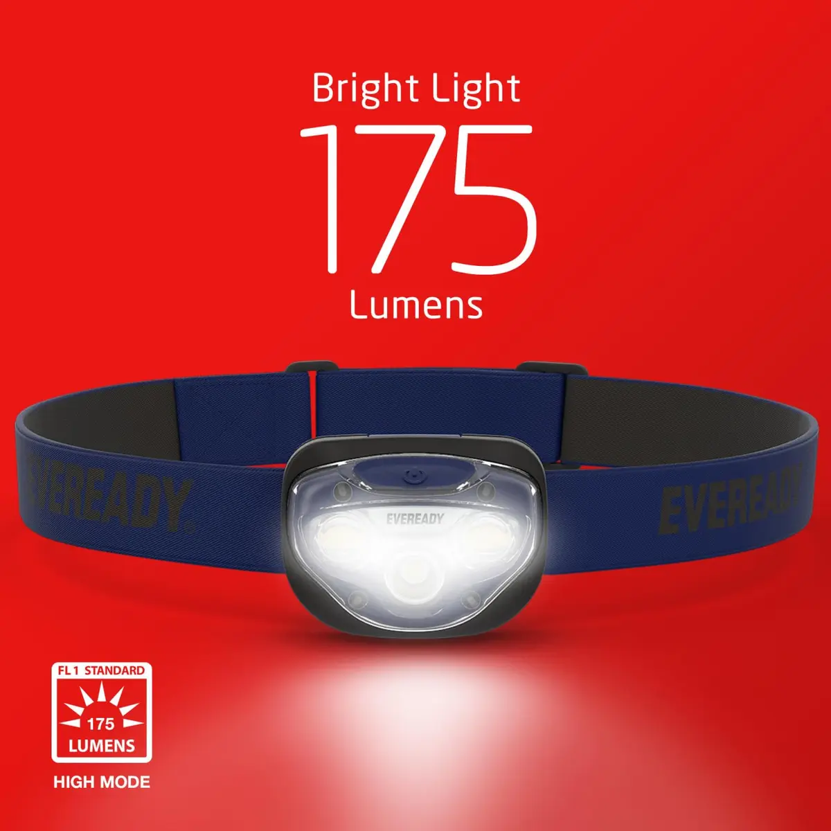 EVEREADY LED Headlamp 200 Lumen | Water-Resistant, Impact-Resistant, 2 Pack - view 2