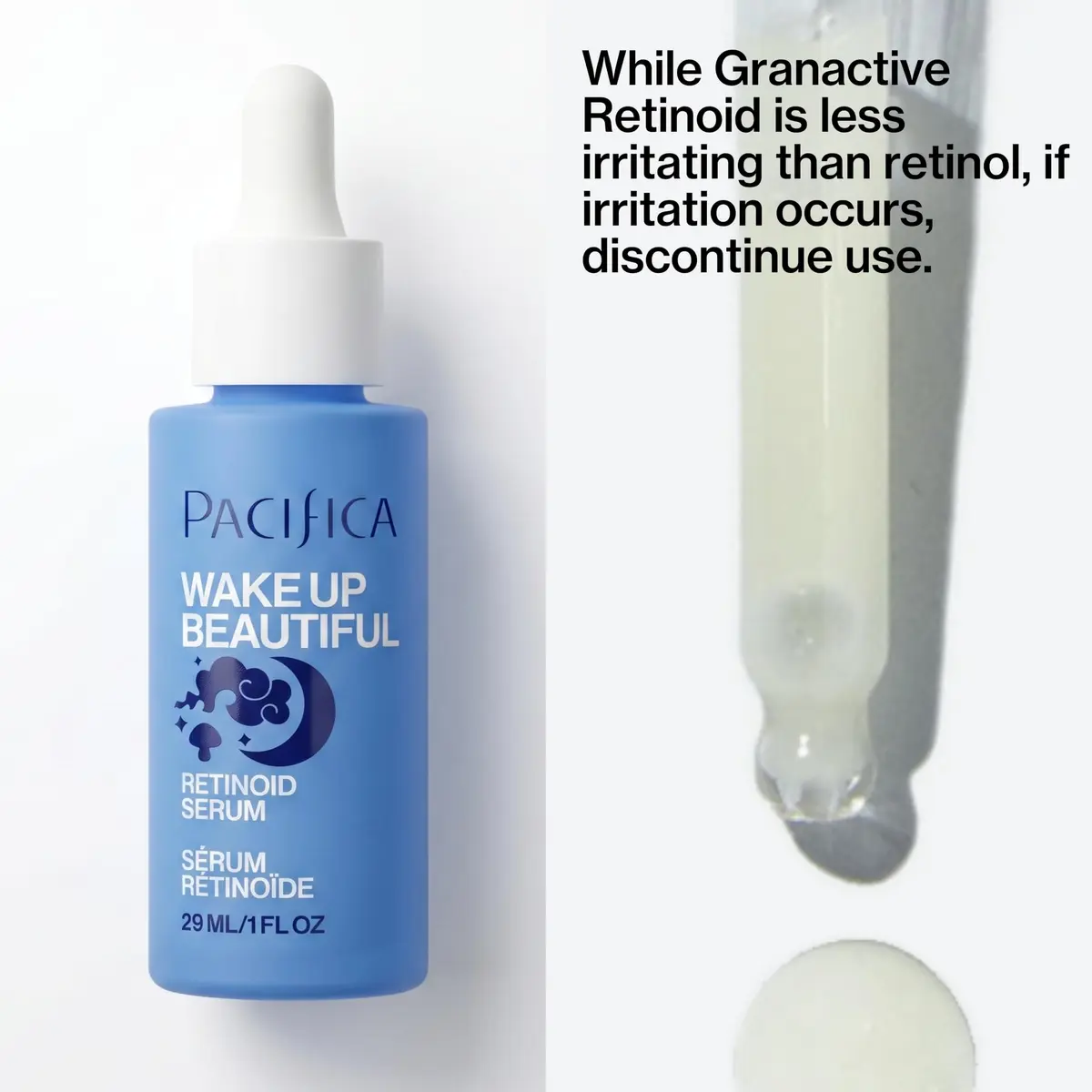 Pacifica Retinol Serum for Face - Wake Up Beautiful Night Serum | Anti-Aging & Brightening, Vegan & Cruelty-Free (1 Fl Oz) - view 7