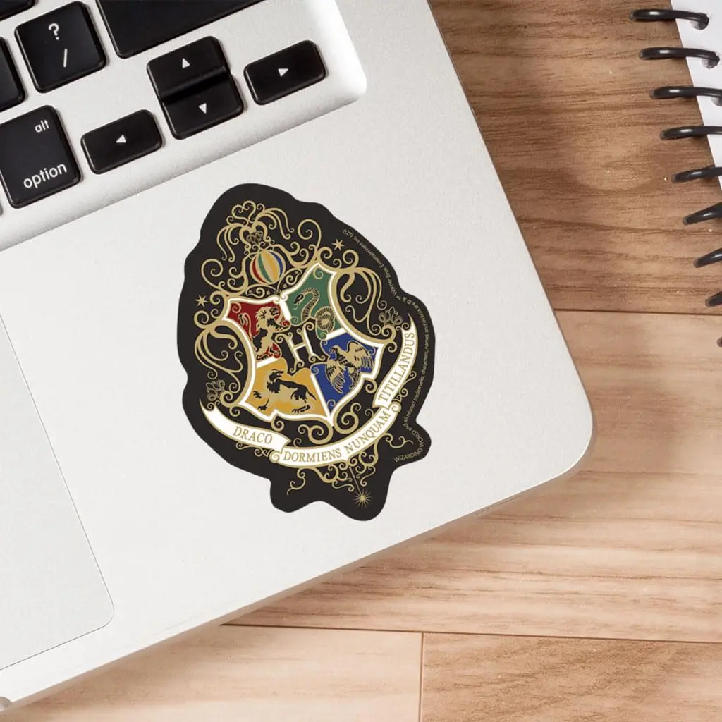 Paper House Productions Harry Potter Knockturn Hogwarts Crest Vinyl Sticker | Moisture-Resistant, 3.6" - view 2